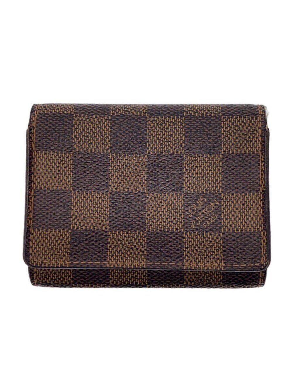LOUIS VUITTON Envelope Wallet Carte de Visite Monogram Canvas Brown